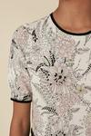 Oasis Floral Print Knitted Top thumbnail 4