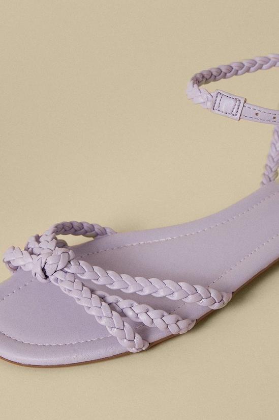 Oasis Plaited Knot Detail Sandal 3
