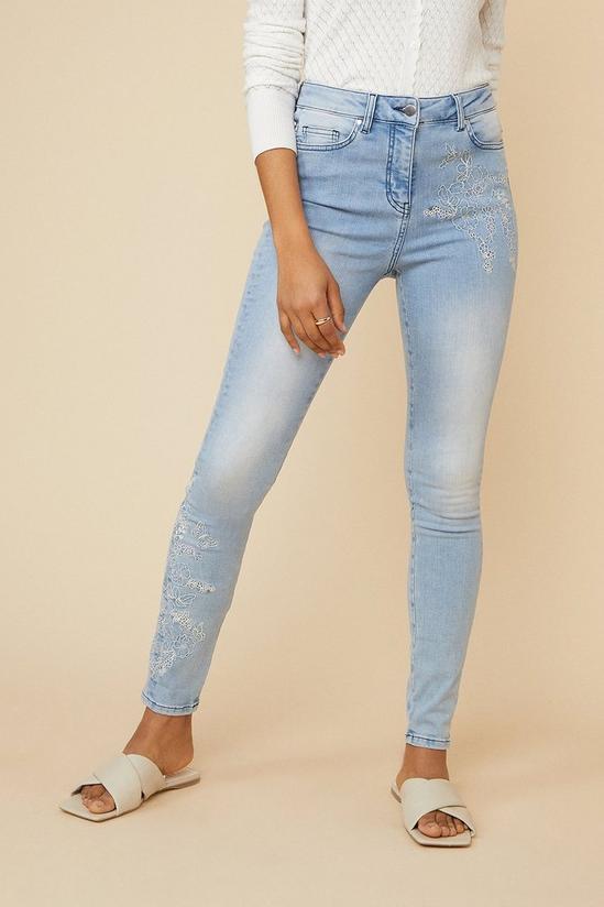 Oasis Butterfly Embroidered Jean 3