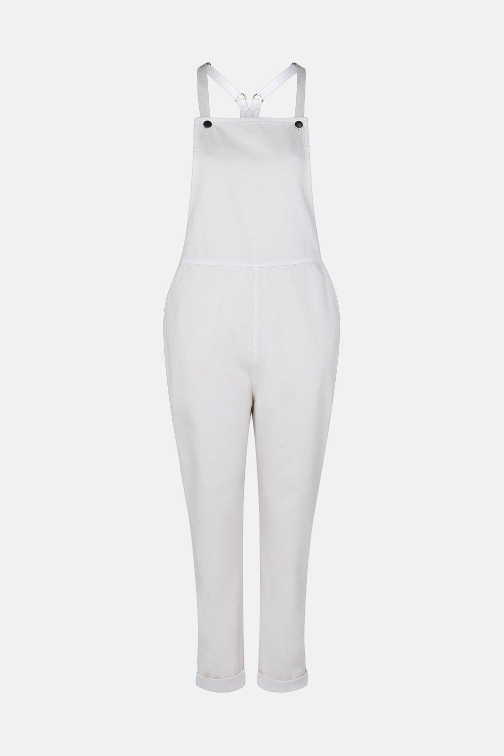 Dungarees, Slim Cord Dungaree Rockpoolgreyplain - White Stuff Womens