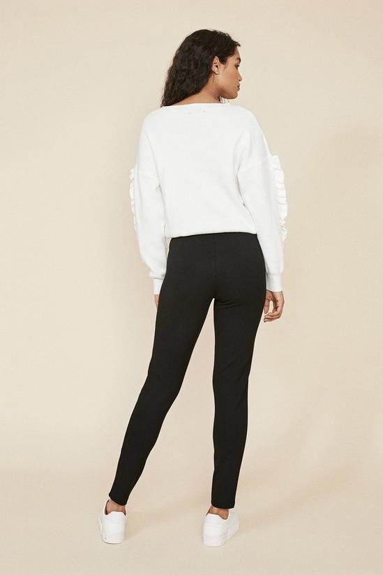 Oasis Zip Front Ponte Trousers 3
