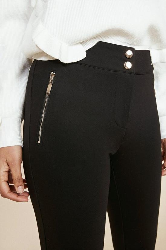 Oasis Zip Front Ponte Trousers 4
