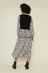 Oasis Knitted Floral Midi thumbnail 3