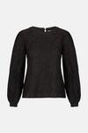 Oasis Broderie Long Sleeve Top thumbnail 5