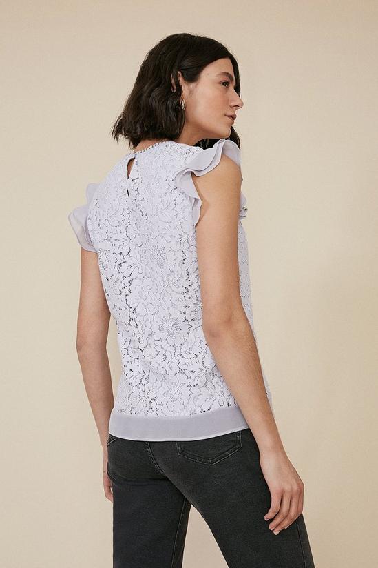 Oasis Lace Frill Top 3