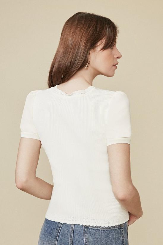 Oasis Woven Puff Sleeve Top 3
