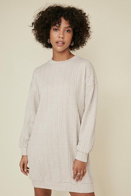 Oasis Cable Sweat Dress 1