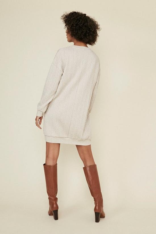 Oasis Cable Sweat Dress 3