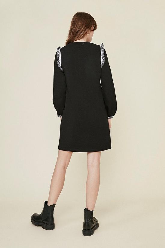 Oasis Broderie Frill Sweat Dress 3