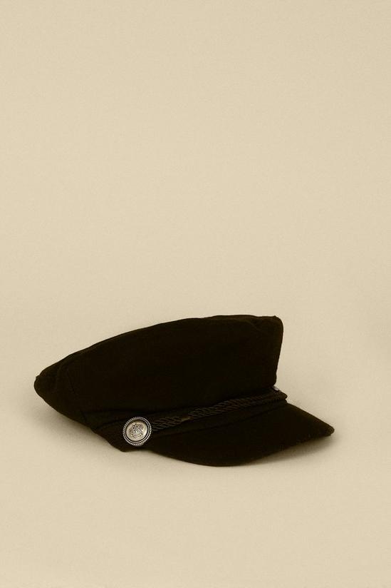 Oasis Button Detail Baker Boy Hat 1
