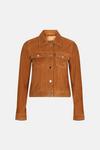 Oasis Button Front Suede Jacket thumbnail 4