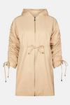 Oasis Ruched Sleeve Parka thumbnail 4