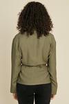Oasis Linen Look Belted Jacket thumbnail 3