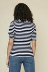 Oasis Embroidered Stripe Shirred Cuff T Shirt thumbnail 3