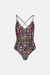 Oasis Butterfly Printed Plunge Ring Swimsuit thumbnail 5