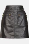 Oasis Leather Mini Skirt thumbnail 4