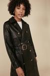 Oasis Leather Trench Coat thumbnail 2