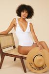 Oasis Broderie Ruffle Swimsuit thumbnail 1