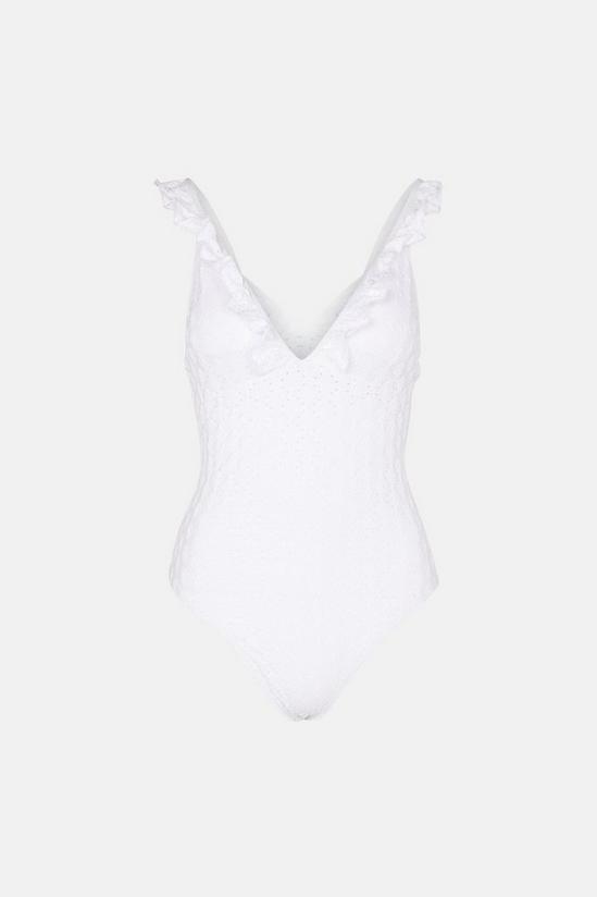 Oasis Broderie Ruffle Swimsuit 5