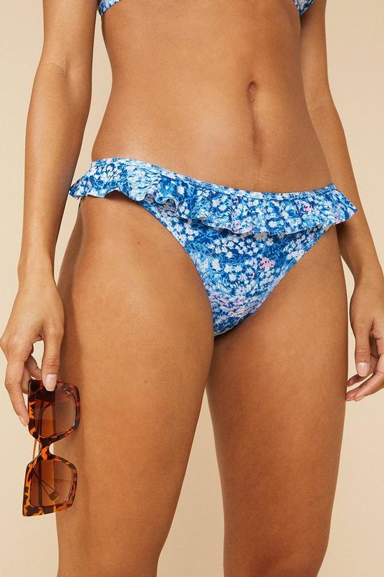 Oasis Ditsy Floral Ruffle Bikini Bottom 2
