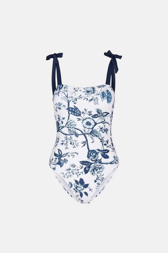 Oasis Contrast Tie Floral Swimsuit 5