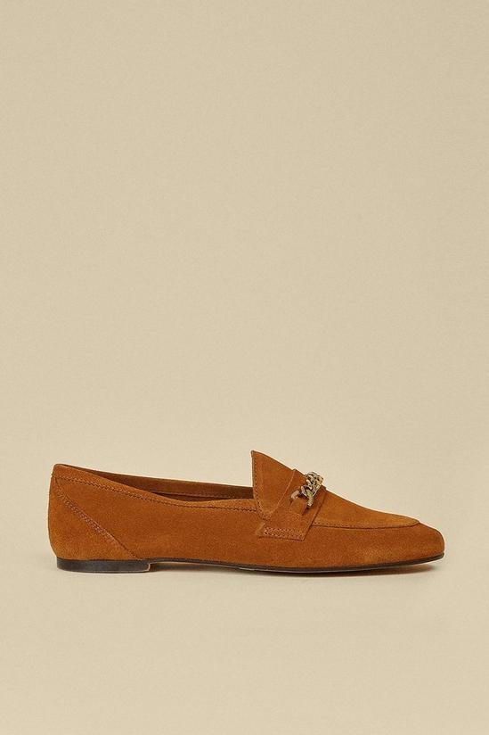 Oasis Suede Chain Detail Loafer 1
