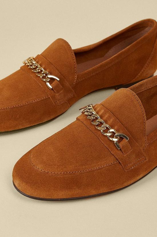Oasis Suede Chain Detail Loafer 3