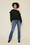 Oasis Quilted Frill High Sweatshirt thumbnail 2