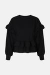 Oasis Quilted Frill High Sweatshirt thumbnail 5