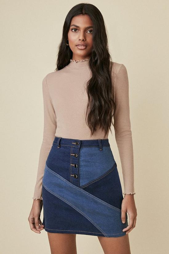 Oasis Multi Patched A-line Skirt 1
