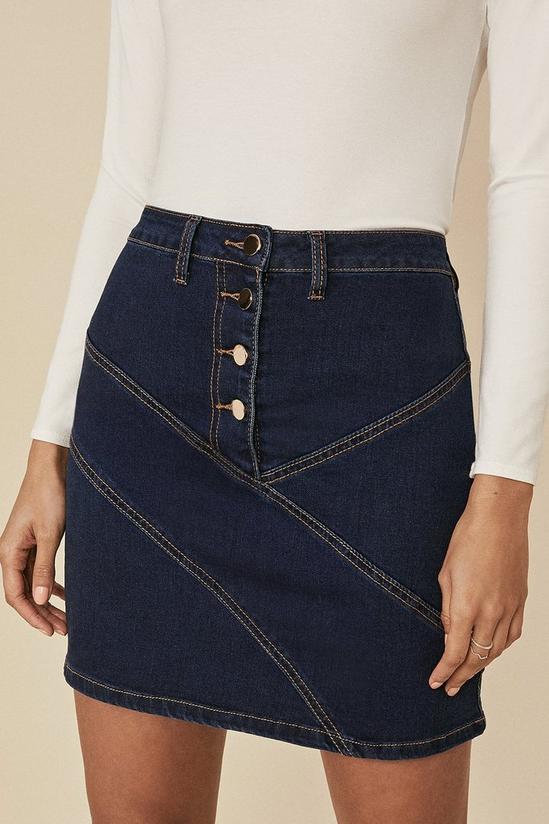Oasis Patched Mini Skirt 2