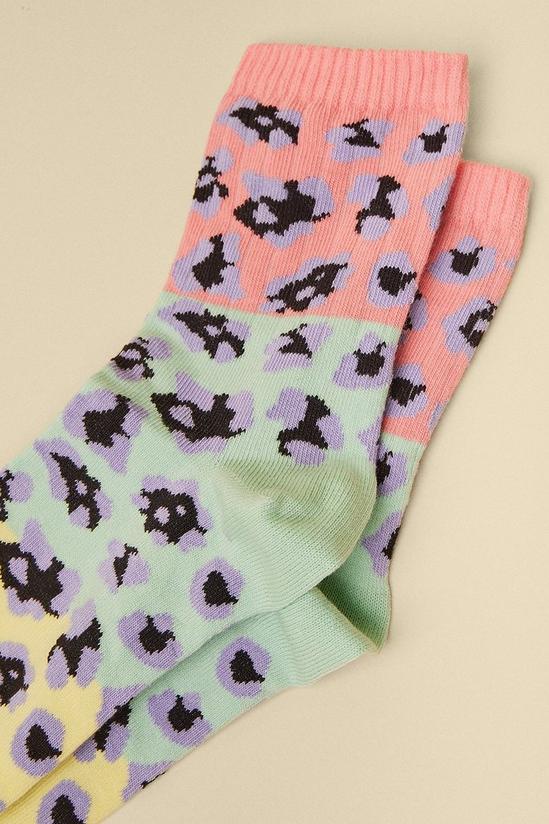 Oasis Animal Print Pastel Socks 2