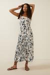 Oasis Tie Shoulder Floral Tiered Dress thumbnail 1