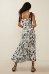 Oasis Tie Shoulder Floral Tiered Dress thumbnail 3