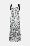 Oasis Tie Shoulder Floral Tiered Dress thumbnail 5
