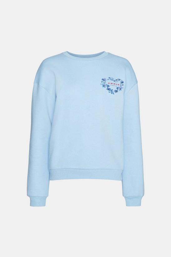 Oasis Amour Embroidered Sweatshirt 5
