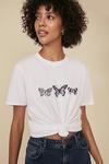 Oasis Butterfly Tie Front T Shirt thumbnail 2