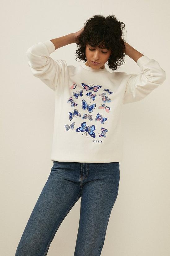 Oasis Butterfly Oasis Sweatshirt 1
