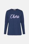 Oasis Cheri Puff Print Long Sleeve T Shirt thumbnail 2