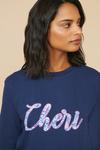 Oasis Cheri Puff Print Long Sleeve T Shirt thumbnail 5