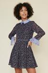 Oasis Patched Ditsy Print Dress thumbnail 1