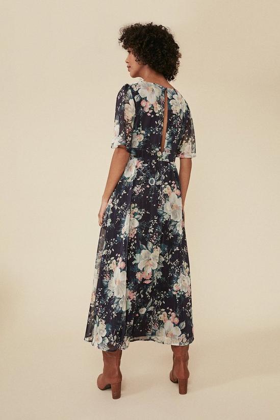 Oasis Floral Print Chiffon Dress 3