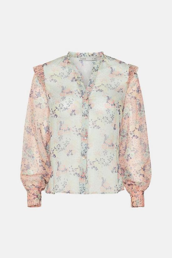 Oasis Ditsy Print Blouse 4