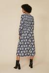 Oasis Floral Shirred Bodice Midi Dress thumbnail 3
