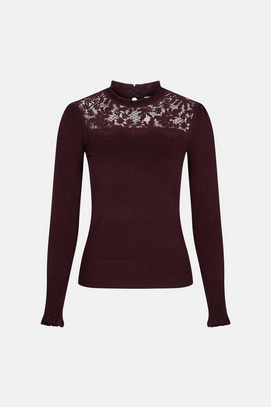 Oasis Lace High Neck  Jumper 5