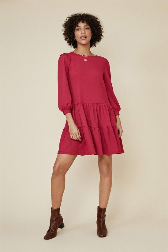Oasis Textured Tiered Smock Dress 2