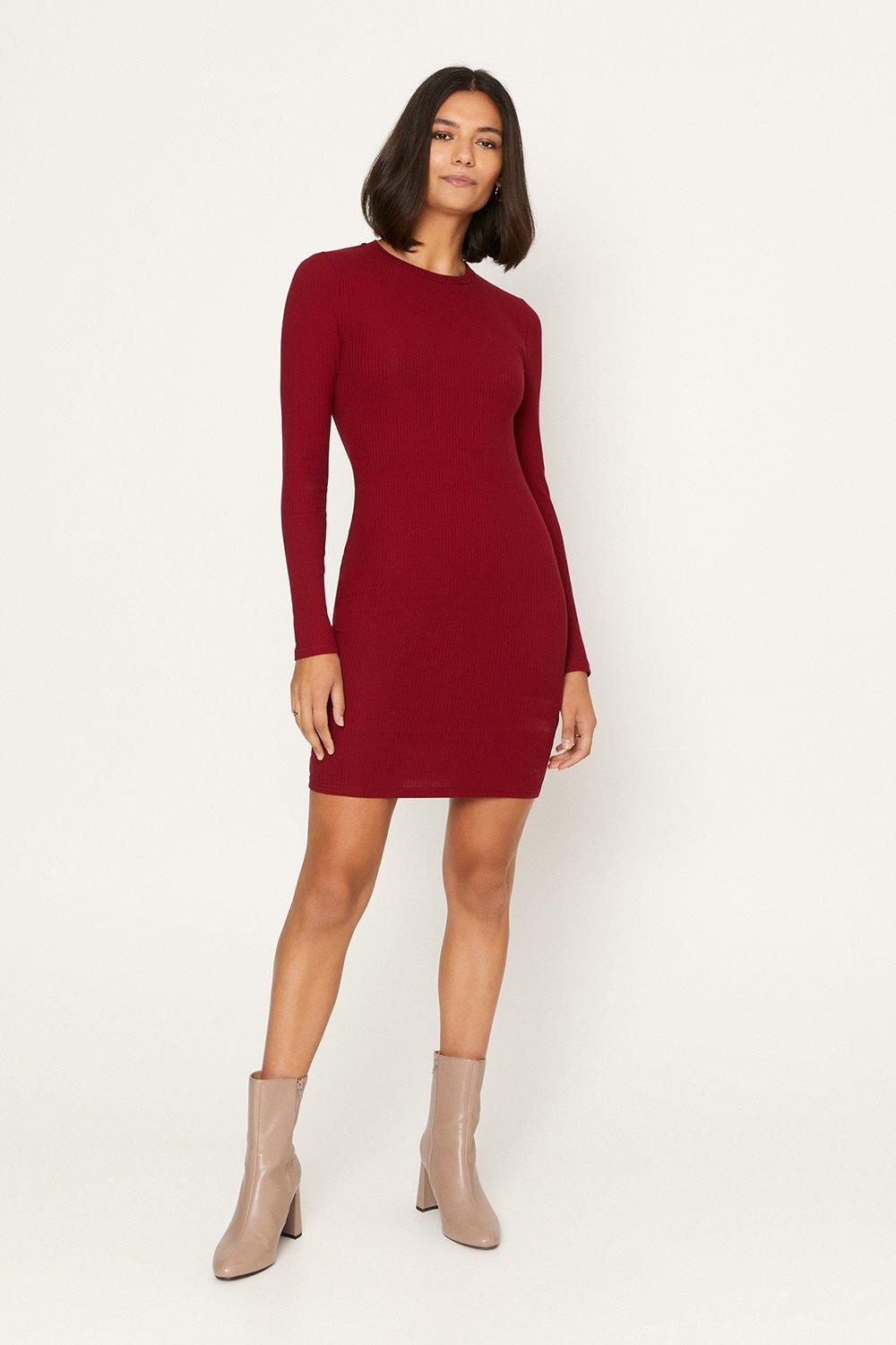 Long sleeve 2025 tube dress