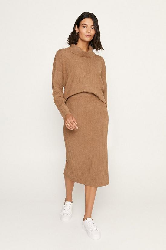 Oasis Knitted Co-Ord Skirt 1