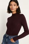 Oasis Pretty Formal Scallop Neck Knitted Jumper thumbnail 2