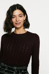 Oasis Textured Long Sleeved Knitted Jumper thumbnail 2